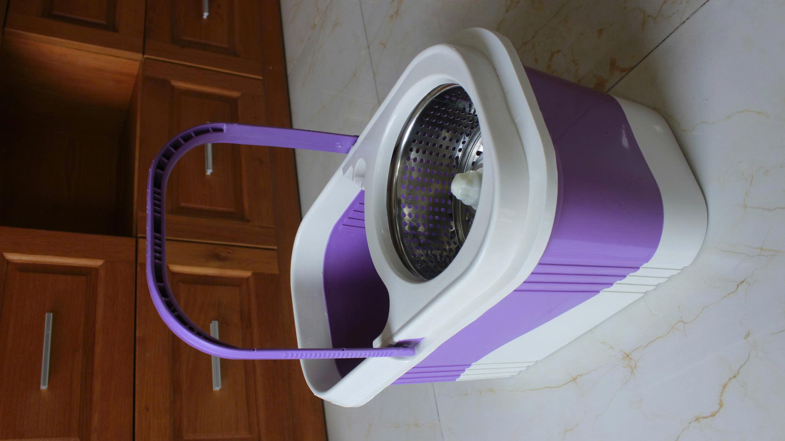 XÔ VẮT LỒNG INOX VUÔNG SỌC- MÃ#8
